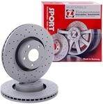 ZIMMERMANN 100.3301.52 Bremsscheibe, vorne, perforiert, Sport Coat Z