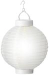 LED Solar Lampion Solarlaterne Gartenlampion warmwei&szlig;e LED H: 23cm D: 20cm