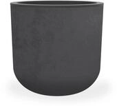 EDA - Runder Topf, 50 cm, Basalt'Up 67 l, Dekor, Beton-Imitation, einwandig,