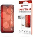 Schutzfolie mit Glasoberfl&auml;che f&uuml;r iPhone 17e, 16e, 14, 13 Pro, 13 (9H) |...