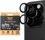 Panzer Glass Hoops Schwarz Titanium Kameraschutz iPhone 15 Pro | 15 Pro Max
