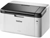 Brother HL-1210W , Monochrom, Kompakter S/W-Laserdrucker weiß/dunkelgrau