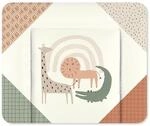 Julius Z&ouml;llner Wickelauflage Softy Folie Wild Friends GD Gr. 75/75