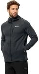 Jack Wolfskin Herren Kolbenberg Hooded Fz M Fleece-Jacke, Phantom, L EU