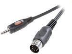 Speaka 3,5 Klinke ZU DIN STECKER 1,5M
