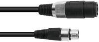 OMNITRONIC Adapterkabel Speaker(F)/XLR(F) 1m sw