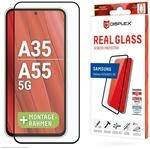 Displex Schutzglas f&uuml;r Samsung Galaxy A35/A55 5G, Eco-Montagerahmen, Tempered Glas,