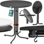 Casaria&reg; Stehtisch Klappbar Outdoor Gastro Bistrotisch 2X Haken &Oslash; 80 cm Rund