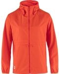 Fj&auml;llr&auml;ven Damen High Coast Wind Hoodie Jacke, Flame Orange, XL