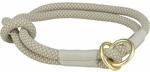 Trixie Halsband f&uuml;r Hunde Soft Half-Slip grau/hellgrau