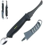 Marttiini Angel-Messer, Full-Tang Klinge, Martef beschichtet, 3 in 1 Fischmesser zum
