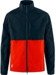 Fj&auml;llr&auml;ven Herren HC Hybrid Wind Jacke, Dark Navy/Flame Orange, M