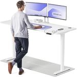 Desktronic HomePro H&ouml;henverstellbarer Schreibtisch 200 &times; 80 cm &ndash; Elektrischer
