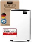 Comedes Luftentfeuchter Bautrockner Demecto 70 (max. 75 Liter / 24h) Geeignet f&uuml;r