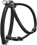 Hunter Hundegeschirr Round & Soft Canadian UP, Farbe: schwarz, weiches, geschmeidiges