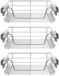 3 x KuKoo Teleskopschublade 60cm Ausziehbare K&uuml;chenschublade Schrankauszug...