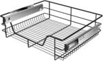 KESSER&reg; Teleskopschublade 60cm Schrankbreite verchromt aus Edelstahl