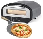GOURMETmaxx elektrischer Pizzaofen mit Pizzaheber | Touchdisplay, Timerfunktion, 7