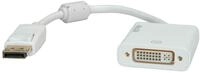 ROLINE 4K DisplayPort-DVI Adapter, DP Stecker-DVI Buchse
