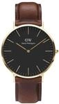 Daniel Wellington Classic Uhr 40mm Double Plated Stainless Steel (316L) Gold