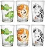 Ritzenhoff & Breker Kindergl&auml;ser Happy Zoo, 6er Set, 205 ml, Bedruckte...