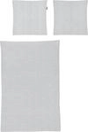 Irisette Bettw&auml;sche Soft-Seersucker hellgrau Gr&ouml;&szlig;e 1x 135x200 cm + 1x 80x80...