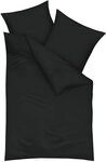 Kaeppel Mako-Satin-Bettw&auml;sche unifarben, 2tlg. mit Rei&szlig;verschluss wei&szlig;,
