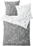 Kleine Wolke Bettw&auml;sche Satin Savannah Grau 135 x 200 cm und 80 x 80 cm