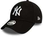 New Era New York Yankees MLB League Essential Schwarz 9Forty Verstellbare Damen Cap -