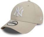 New Era New York Yankees MLB League Essential Beige Wei&szlig; Verstellbare 9Forty...