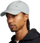 Nike FB5372-077 Nike Dri-FIT Club Hat Unisex Adult LT Smoke Grey/METALLIC Silver