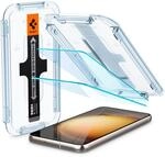 Spigen Glas.tR EZ Fit Hartglas, kompatibel mit Samsung Galaxy S23, 2 St&uuml;ck,