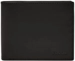Fossil Mens Derrick Bifold, Schwarz, 11.43 cm L X 1.9 cm W X 9.4 cm H EU