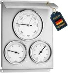 TFA Dostmann Analoge Wetterstation au&szlig;en, 20.2010.60, mit Barometer, Hygrometer und