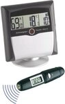 TFA Dostmann Klima Control Set Digitales Thermo-Hygrometer und Infrathermometer,