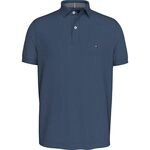 Tommy Hilfiger Herren Poloshirt Kurzarm 1985 Regular Fit, Blau (Aegean Sea), S