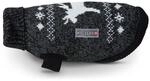 Wolters Strickpullover Elch mit Glitzer, Gr&ouml;&szlig;e:35 cm, Farbe:schwarz/Silber