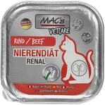Mac's Katzenfutter getreidefrei Vetcare Rind Nierendi&auml;t, 16er Pack (16 x 100g)