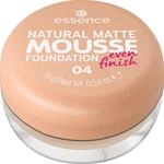 essence NATURAL MATTE MOUSSE FOUNDATION, Nr. 04, Nude, mattierend, abdeckend,