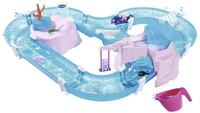 AquaPlay Meerjungfrau Wasserbahn - Outdoor-Wasserspiel mit Bahn, Boot und 2