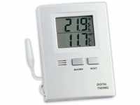 TFA Dostmann Digitales Innen-Außen-Thermometer, funktionales Display, Höchst- und