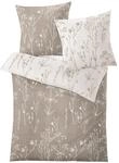 Kleine Wolke Bettw&auml;sche Satin Savannah Taupe 155 x 220 cm und 80 x 80 cm |...