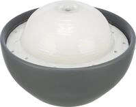 TRIXIE Trinkbrunnen Vital Dome f&uuml;r Hunde, Wasserspender &ndash; grau/wei&szlig;