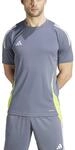 adidas Herren Tiro 24 Shirt, Team Onix/White/Team semi sol Yellow, XL