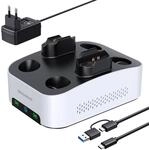 GRAUGEAR Externe Festplatte Geh&auml;use f&uuml;r 3,5 Zoll Hard Disk [PS5 Design]