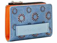 Desigual Women's Mone_AMORINA Emma 2.0 Tri-Fold Wallet, Blue