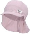 Sterntaler Unisex Kinder Schirmm.Nacken Leinencharakter Kinderm&uuml;tze, Rosa, 47 EU
