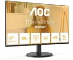 AOC 27B3HA2 - 27 Zoll Full HD Monitor, schlanker Rahmen, eingeb. Lautsprecher