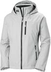 Helly Hansen Damen Crew Hooded Midlayer Jacke, Grauer Nebel 2.0, XL
