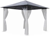 Ersatzdach f&uuml;r Pavillon Paris 3x3m Pavillondach Platingrau